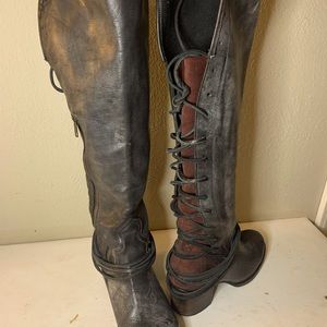 Distressed Boots